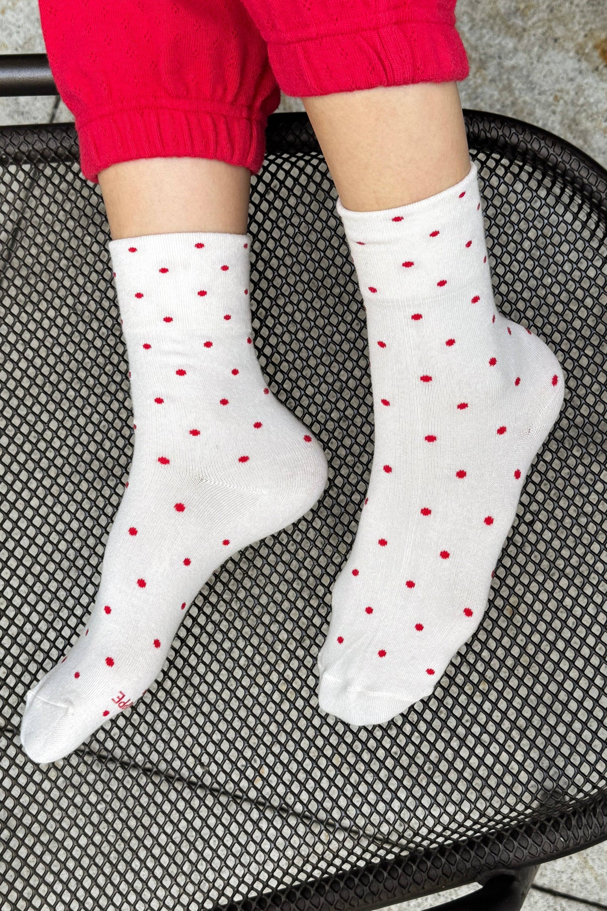Polka Dot Sneaker Socks