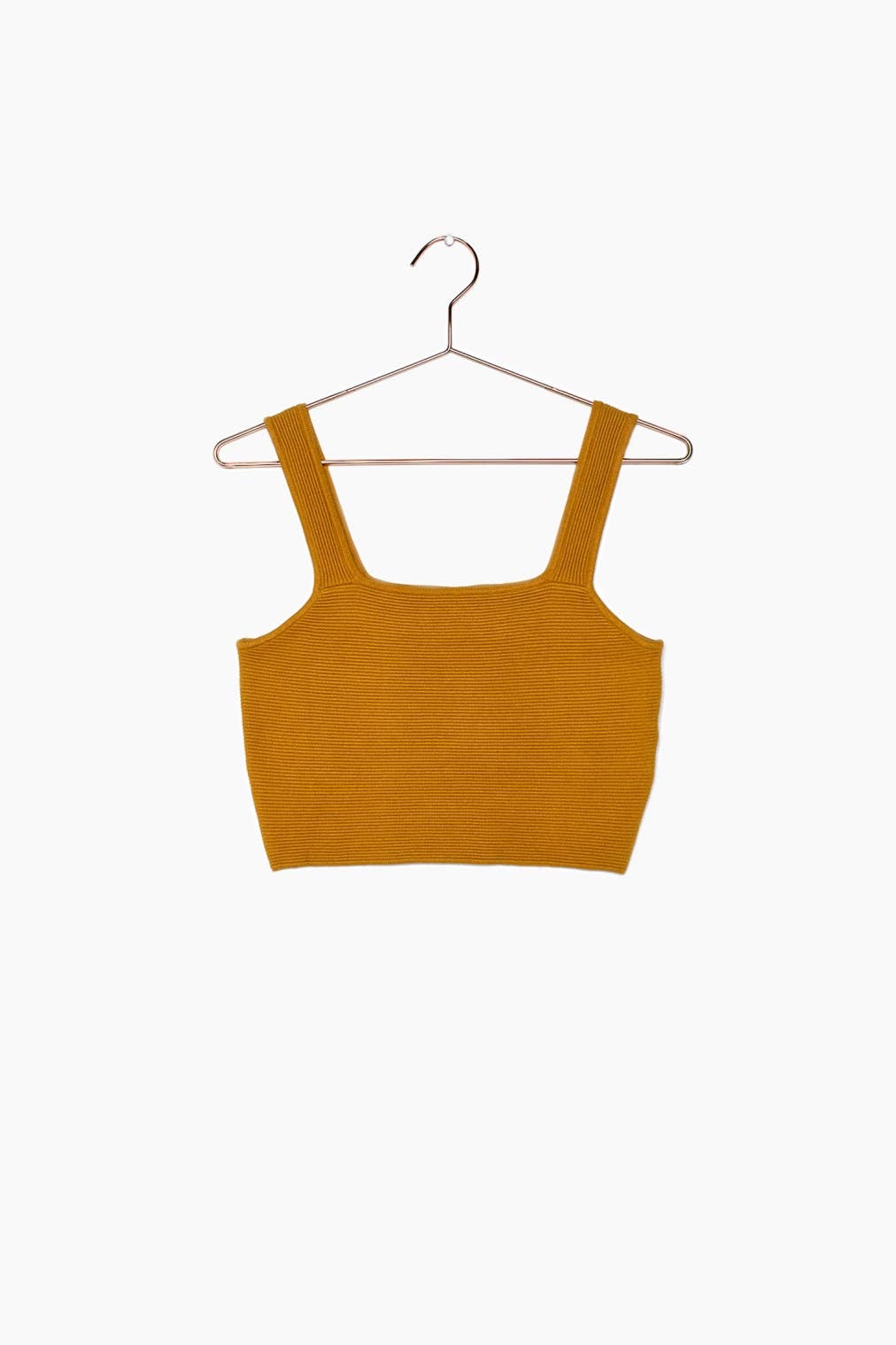 The Kailee Top: MUSTARD / LARGE
