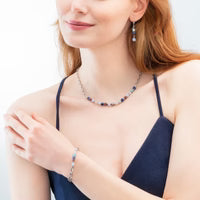 Multi color COEUR de LION necklace