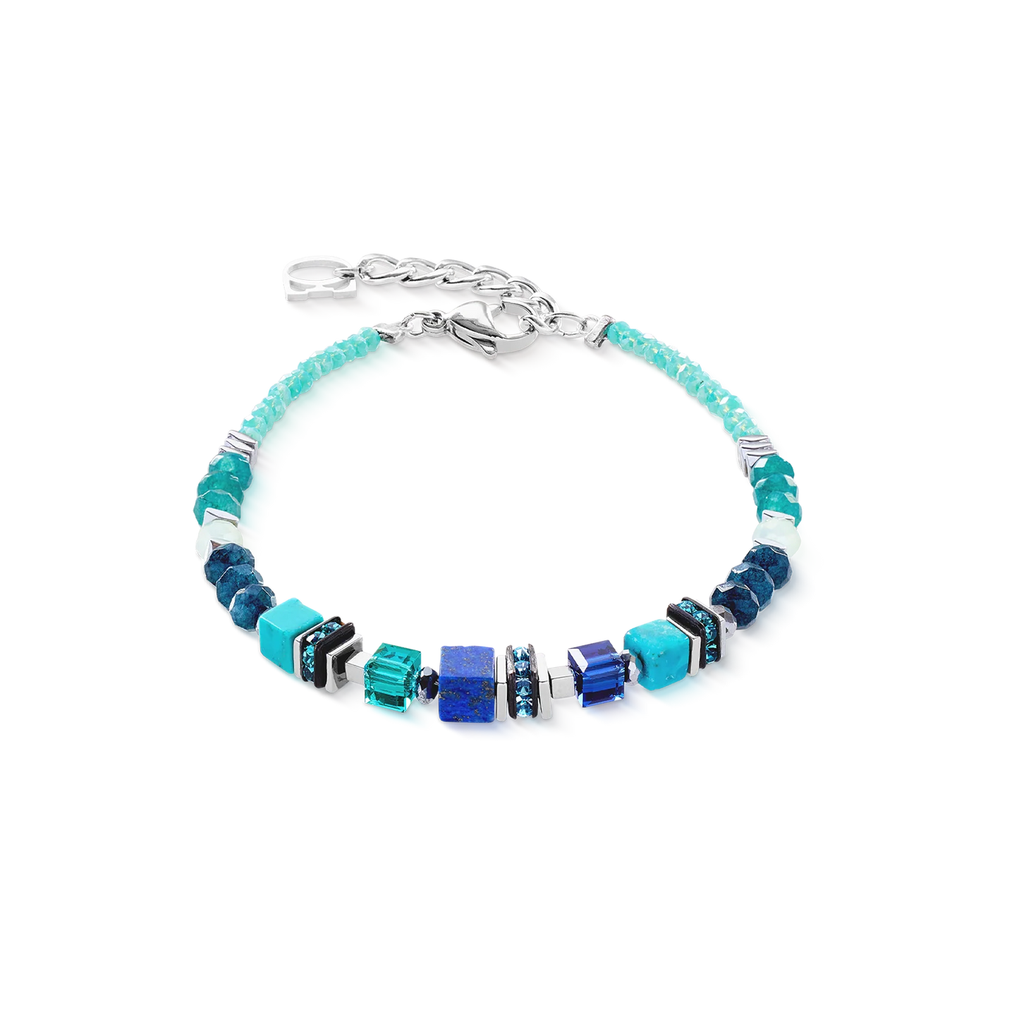 Green and Blue COEUR de LION Bracelet