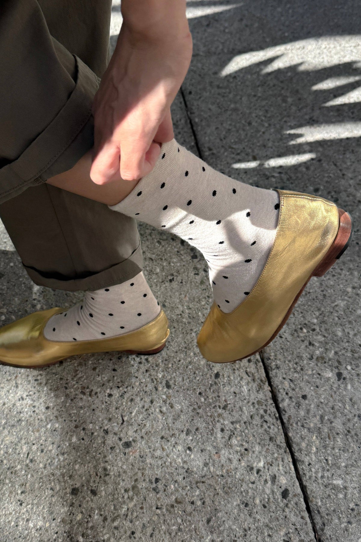 Polka Dot Sneaker Socks
