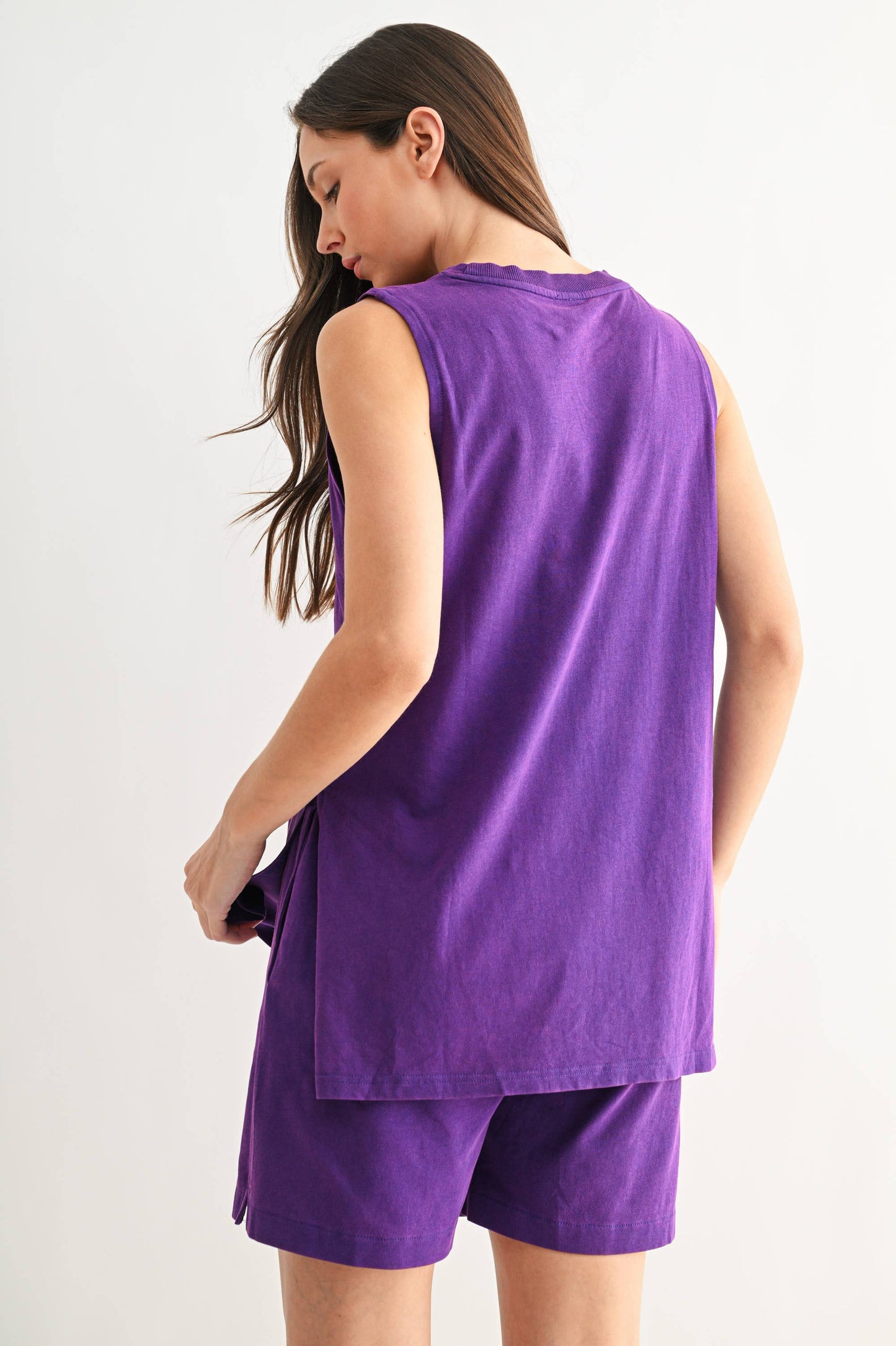 Coastal Drift Pima Cotton Tank Top Set