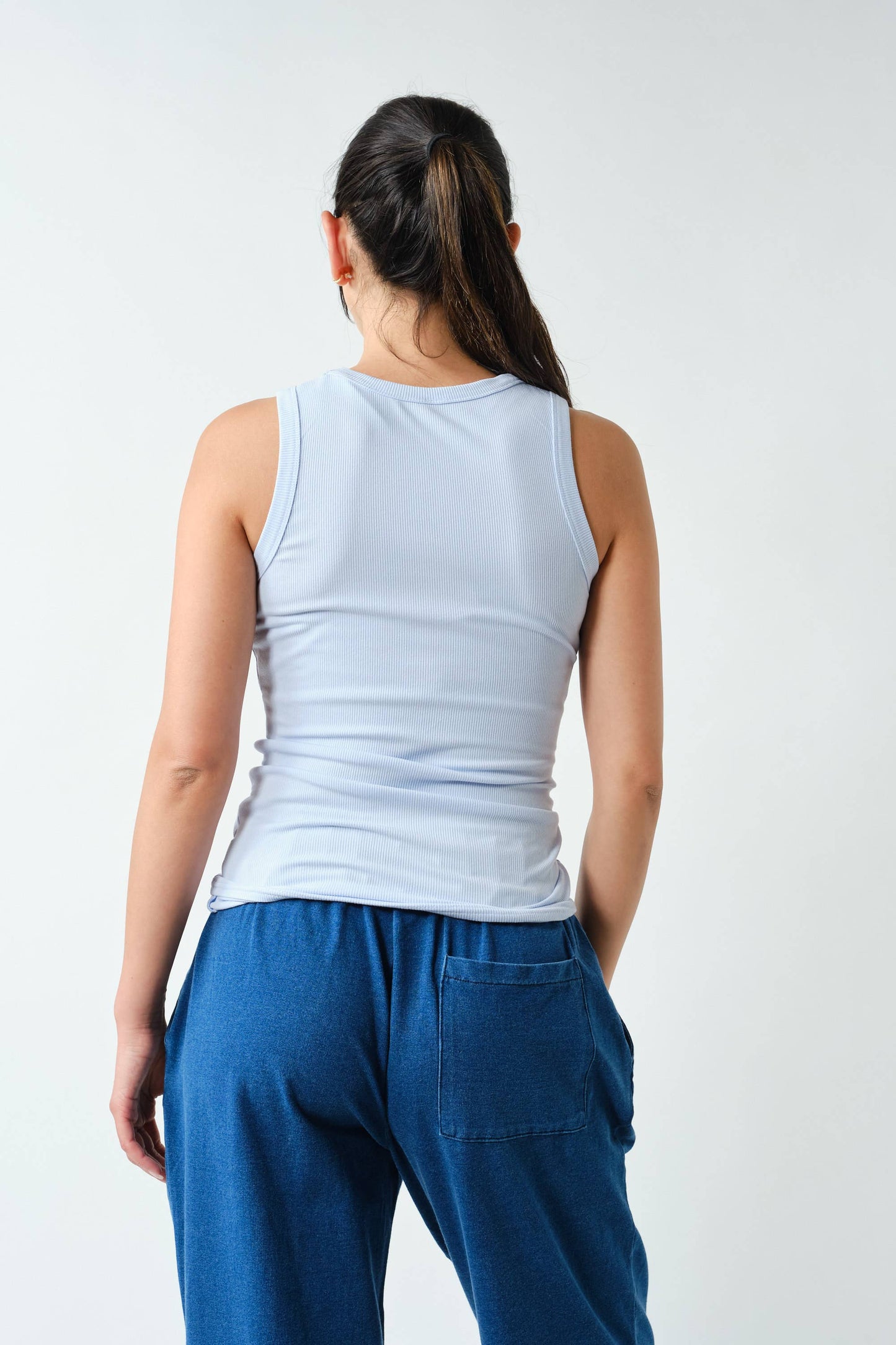 Essential Micro-Ribbed Athleisure Tank Top