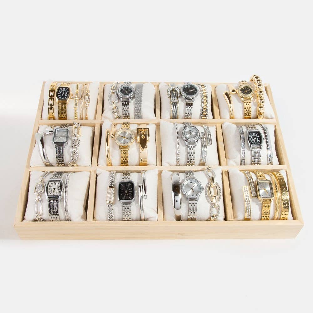 Wooden Jewelry Bracelet Display Box