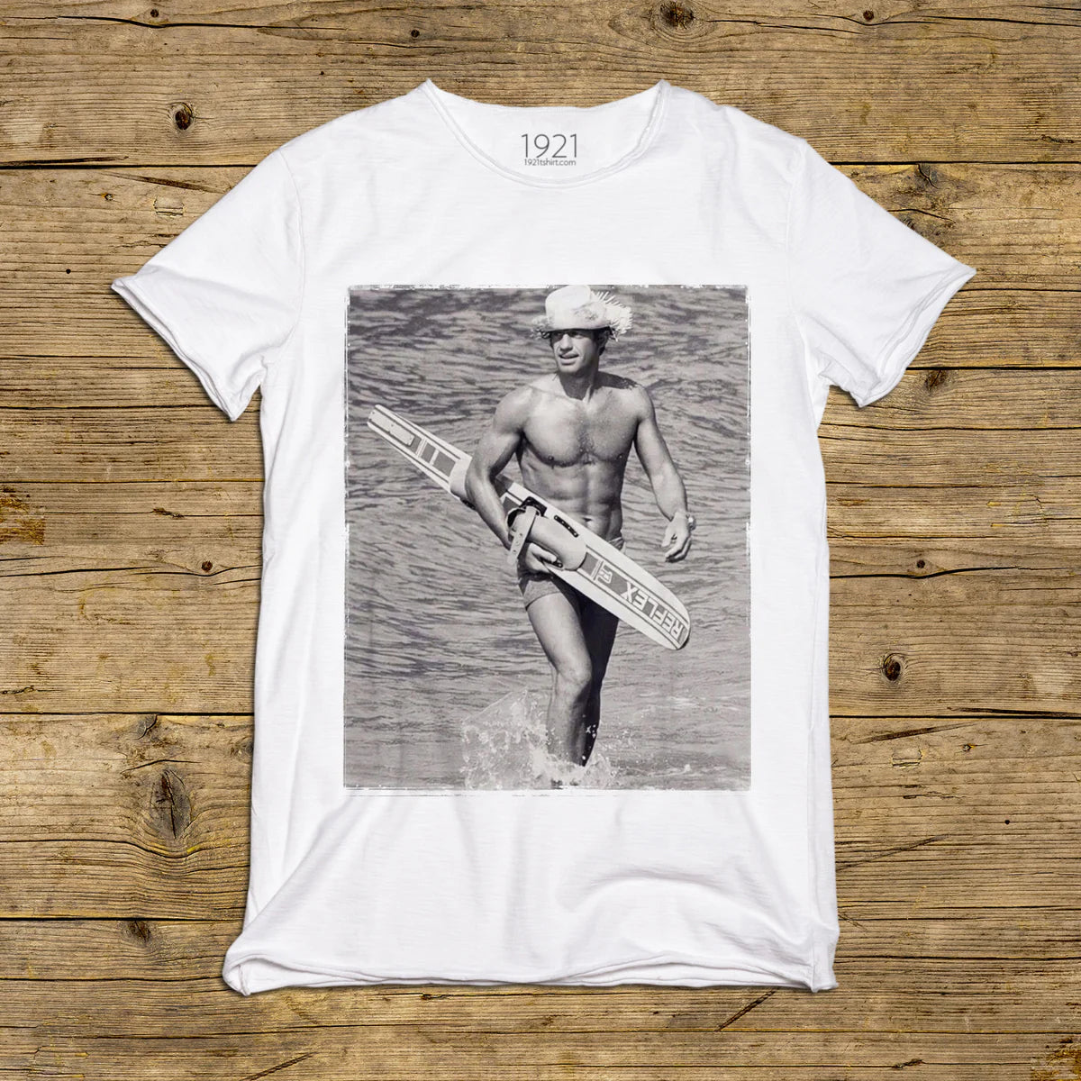 1921 T-shirt hollywood JPB #44 Waterski guy M
