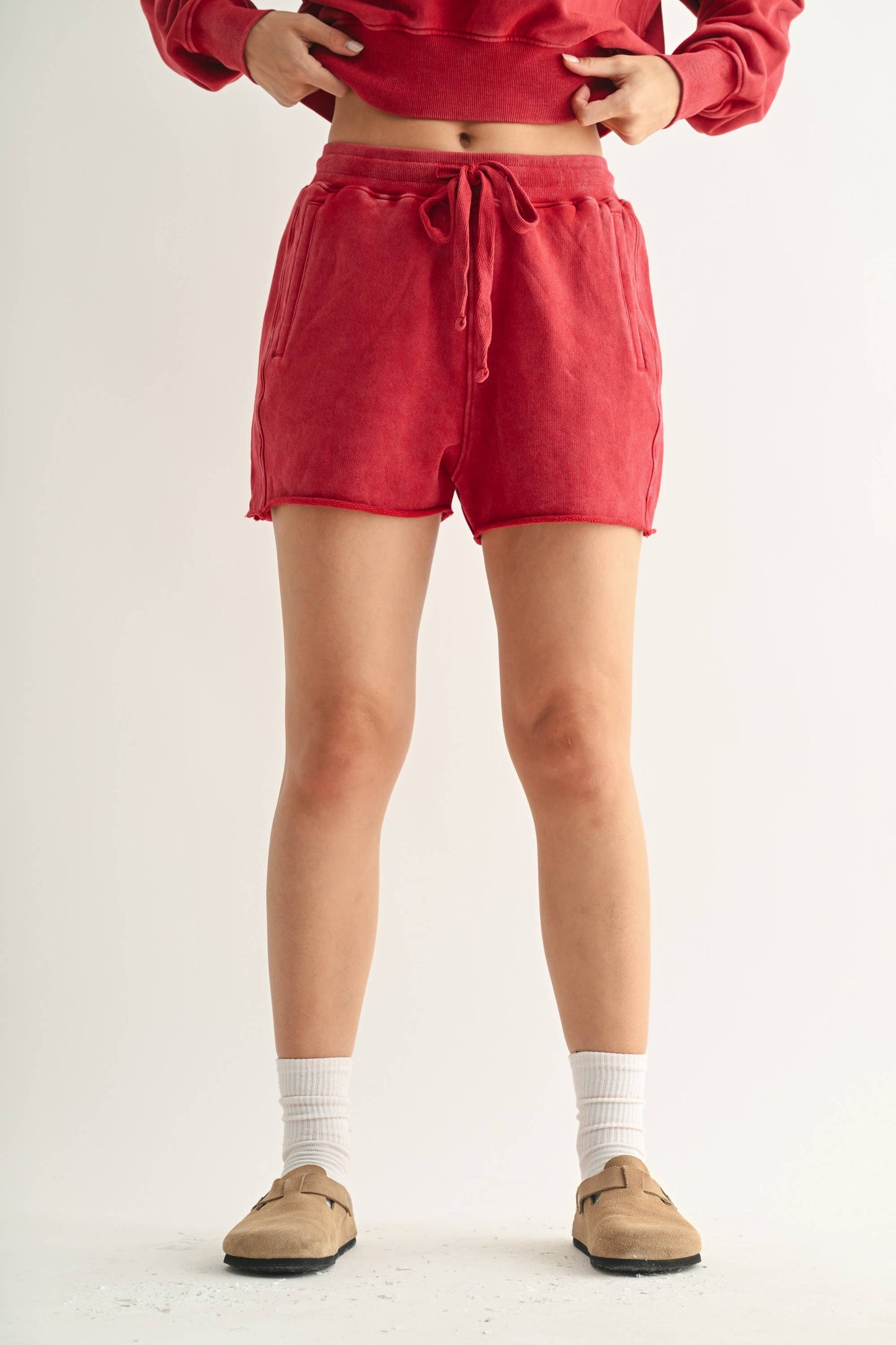 Mineral Wash Luxe Shorts