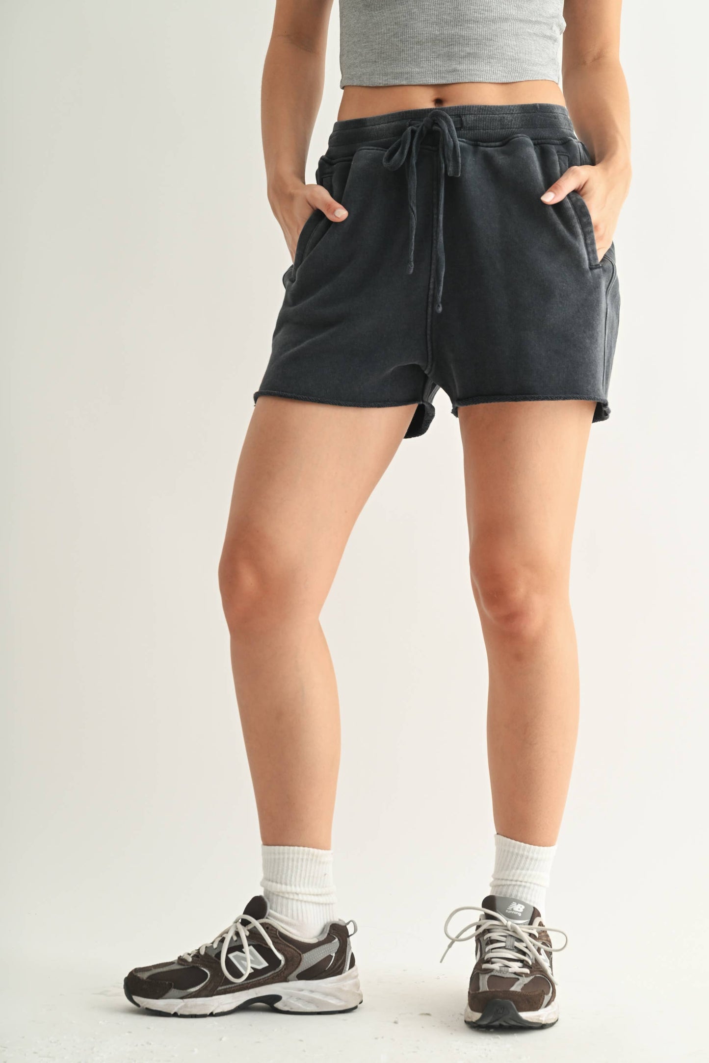 Mineral Wash Luxe Shorts