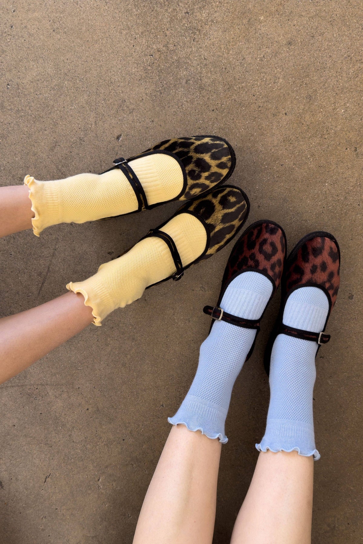 Ruffled Hugger Crew Socks