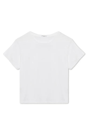 Lisa Recycled Cotton Slim Crew Tee