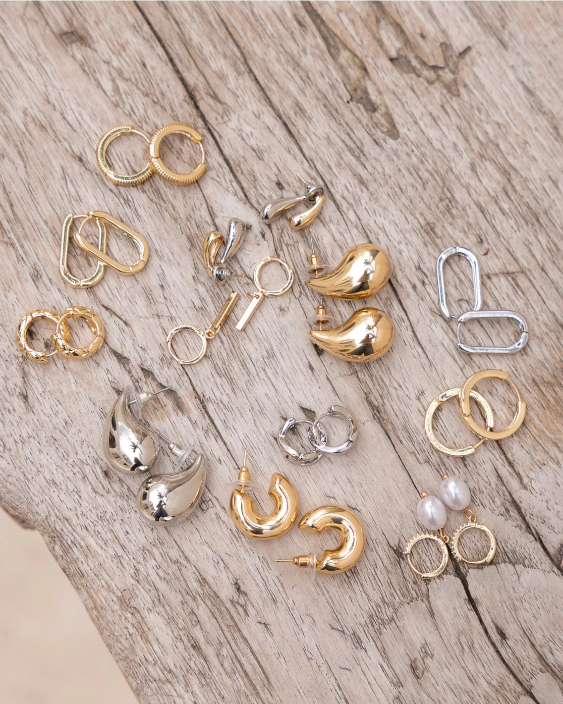 All Time Classic Gold Huggie Hoop Earrings