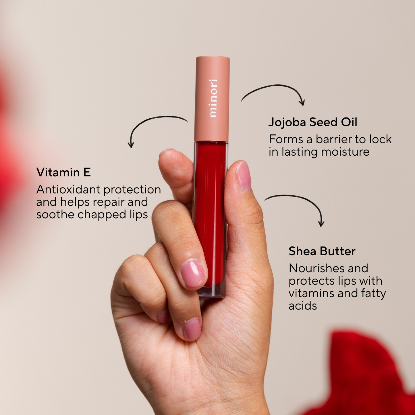 Lip Gloss — Poppy (Red) New!