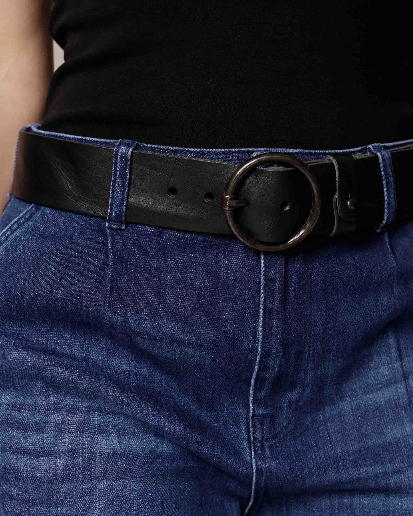 Pip | Vintage Full-Grain Leather Belt for Women