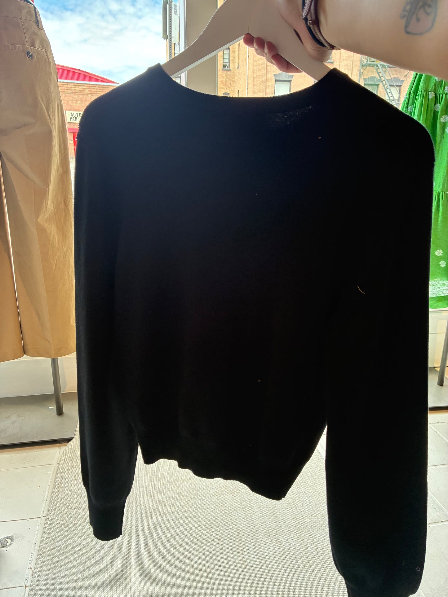 Scalloped Placket Cardigan