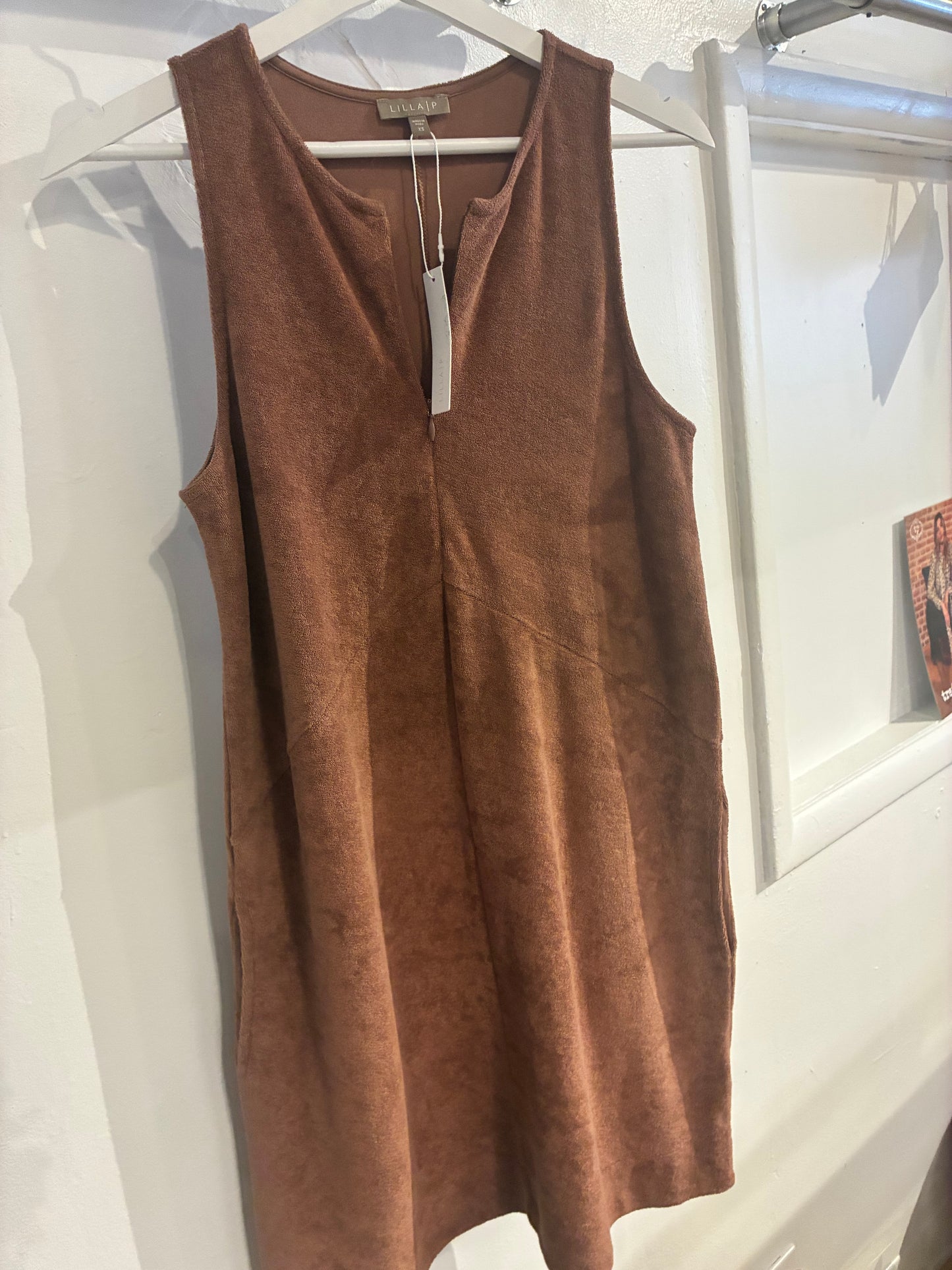 Terry Zip Dress