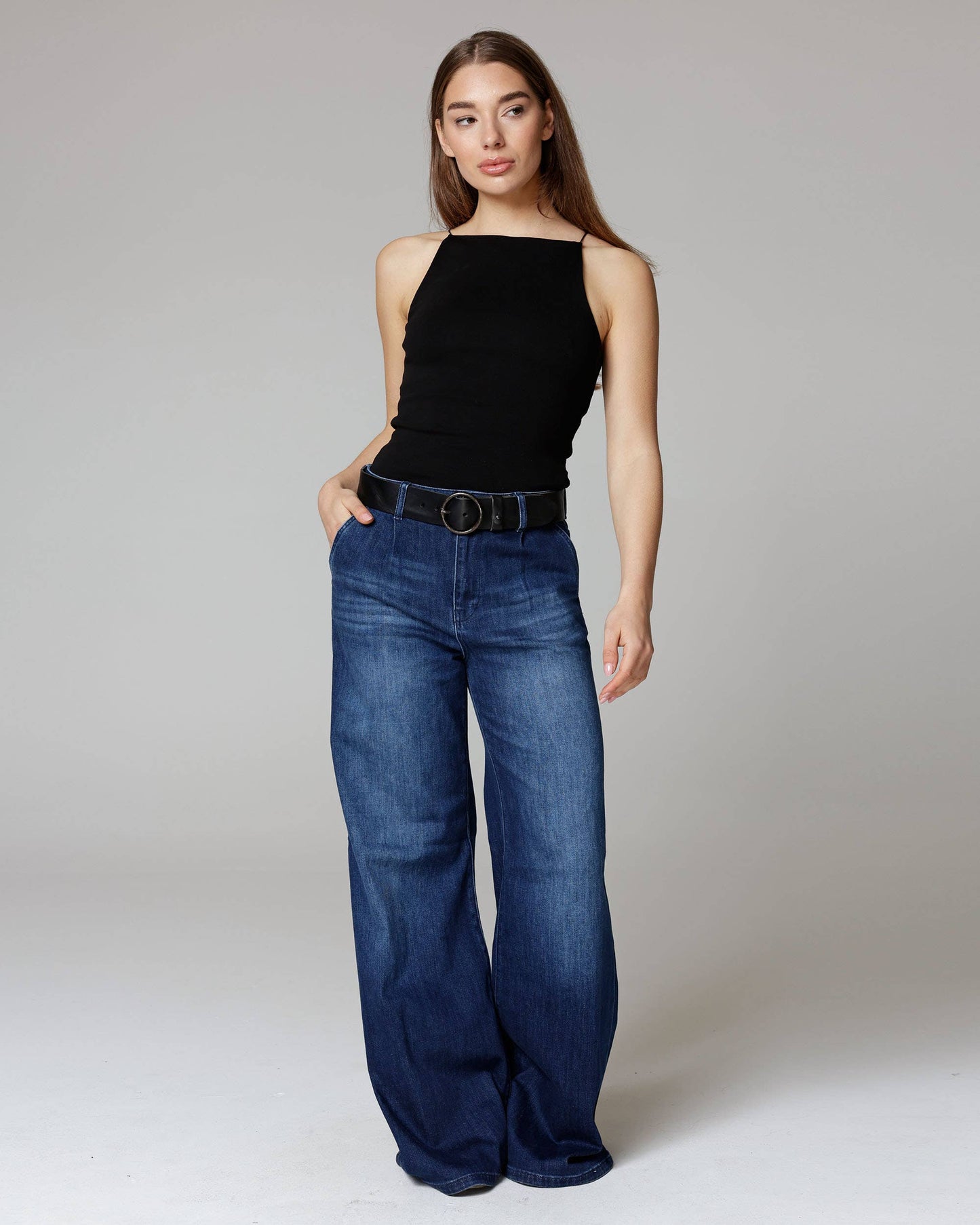 Pip | Vintage Full-Grain Leather Belt for Women