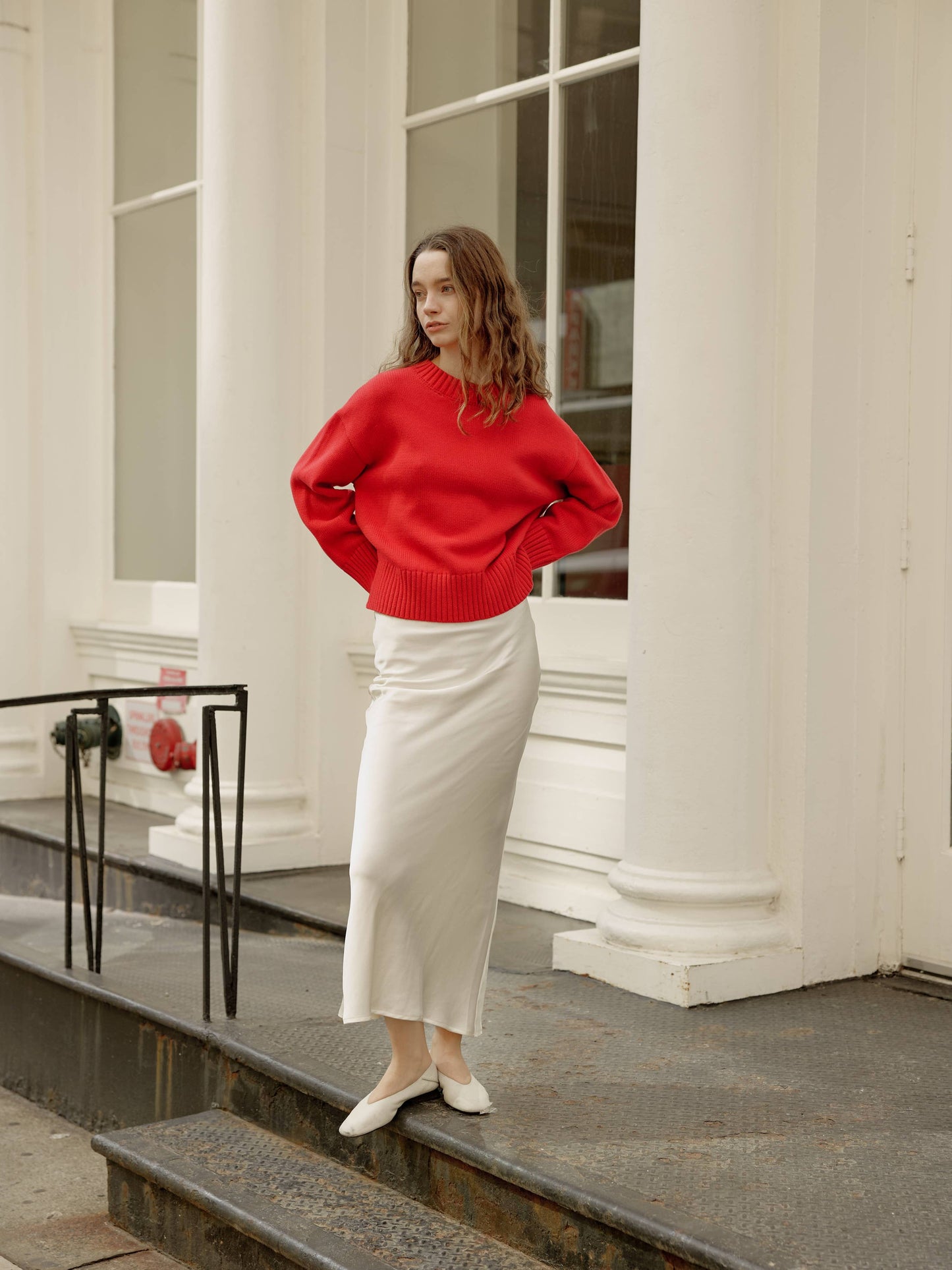 The Asher Sweater | Oversized Cropped Sweater: Yellow / SMALL