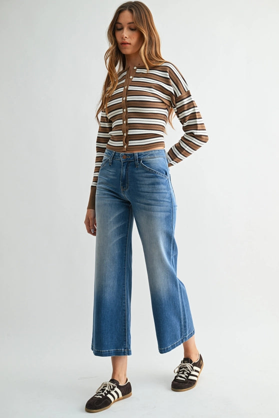 Genoa Slant Pocket Crop Jean