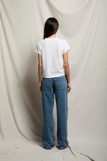 Alanis Recycled Cotton V-Neck Tee