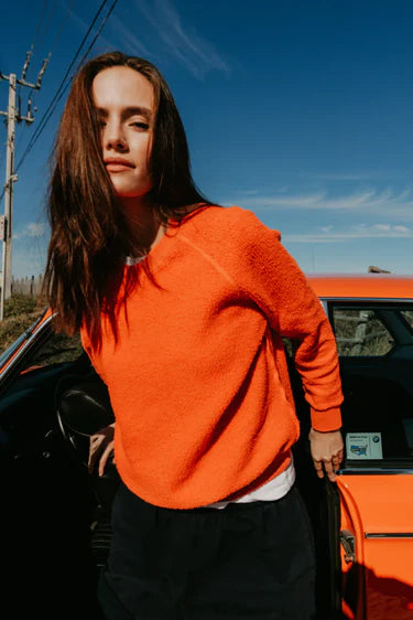 Ziggy Reverse Fleece LS Crewneck Sweatshirt