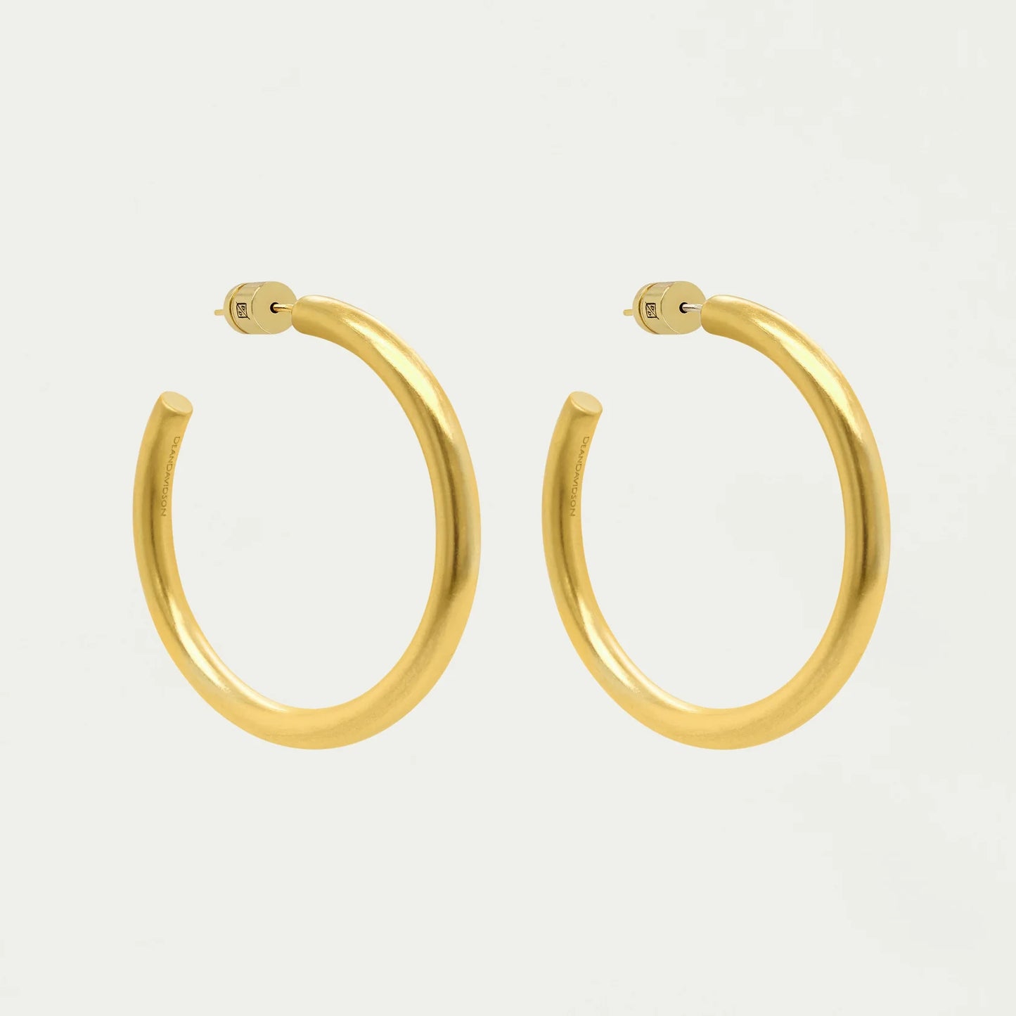 Midi Dune Hoops - Gold