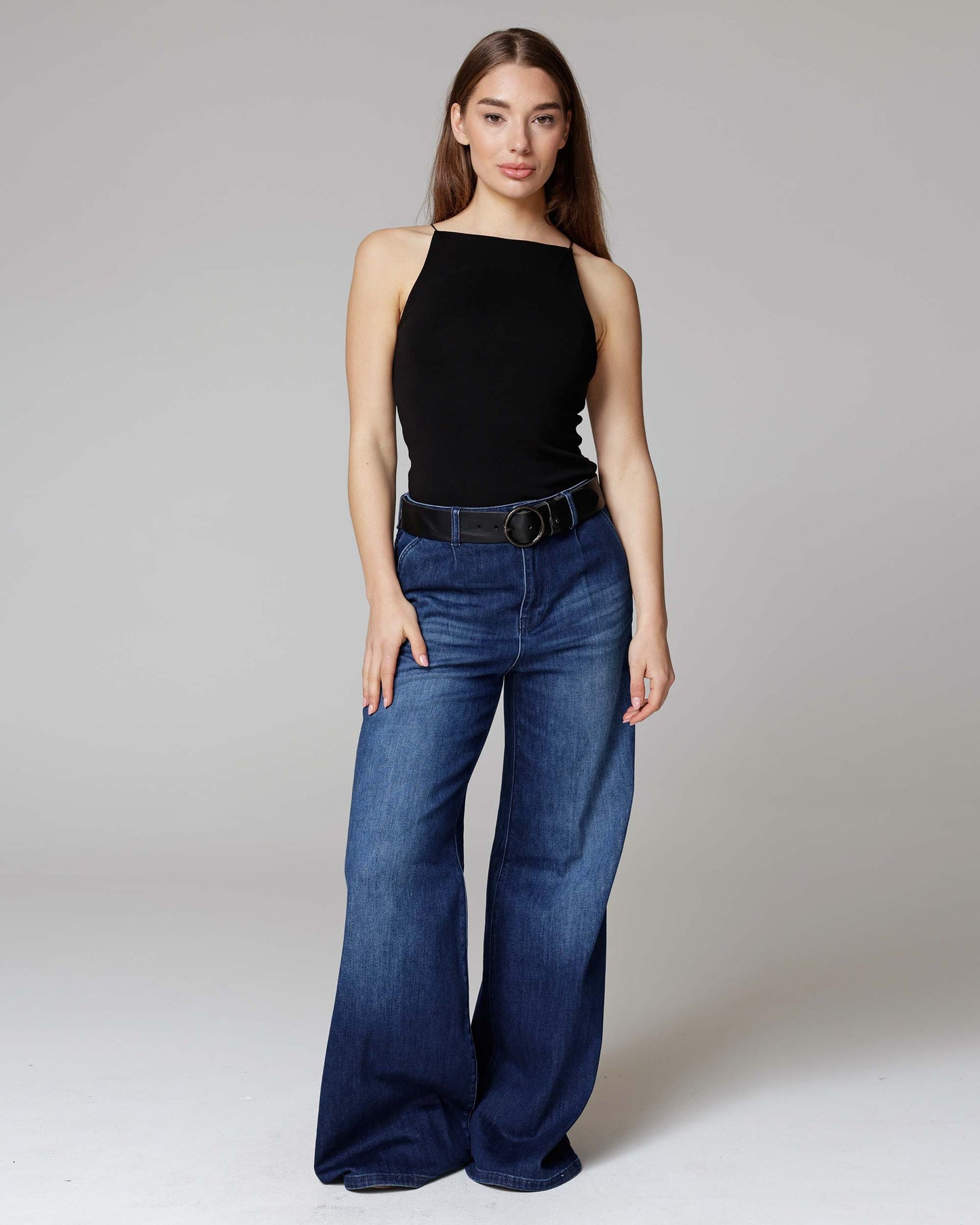 Pip | Vintage Full-Grain Leather Belt for Women