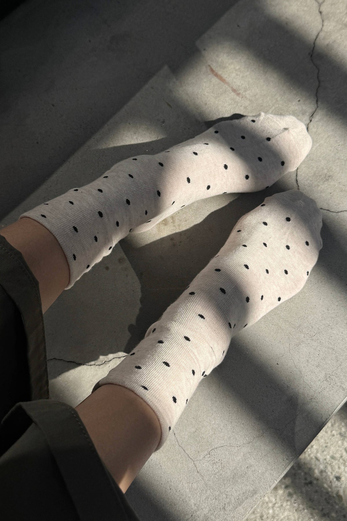 Polka Dot Sneaker Socks