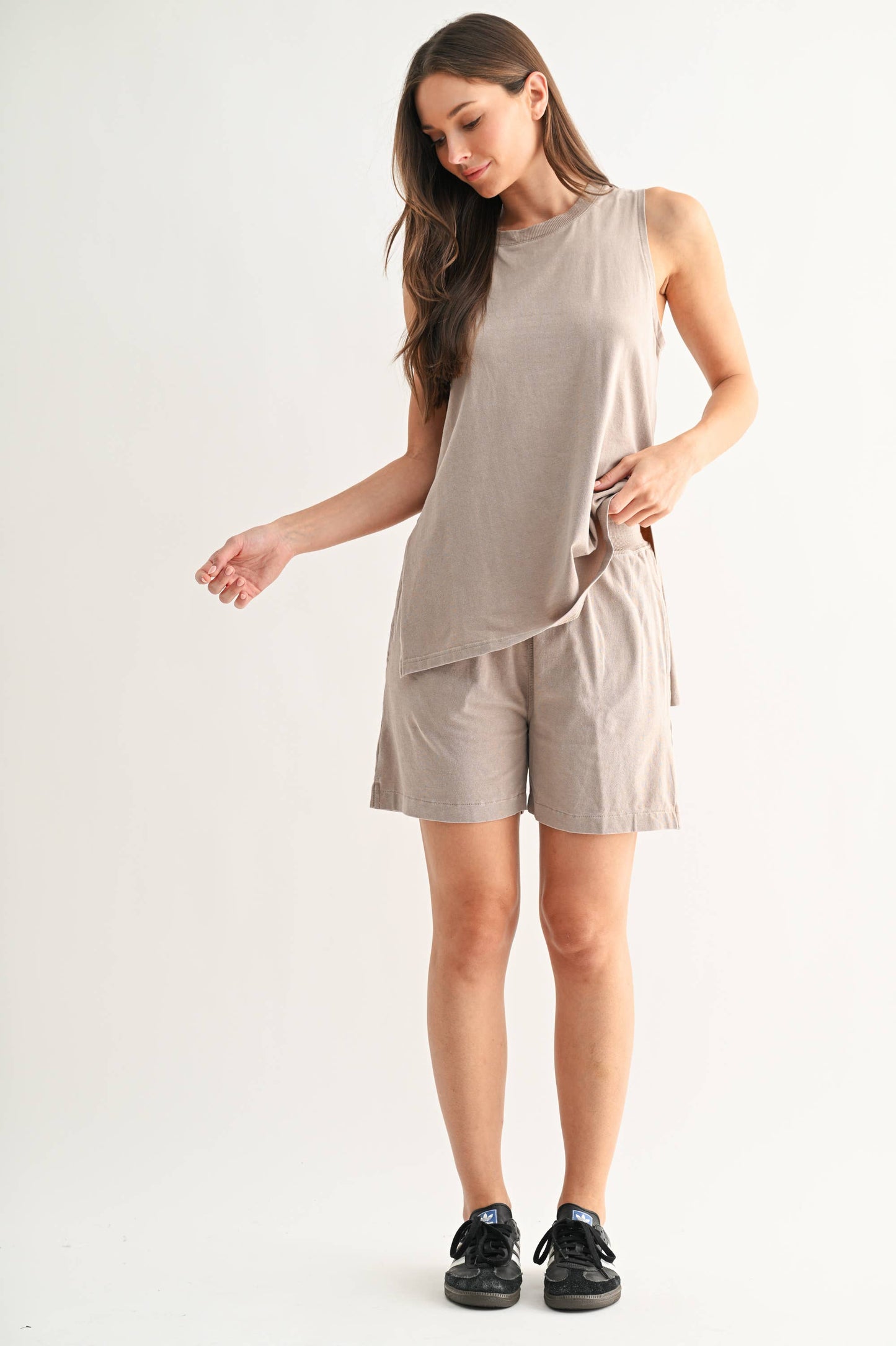 Coastal Drift Pima Cotton Tank Top Set