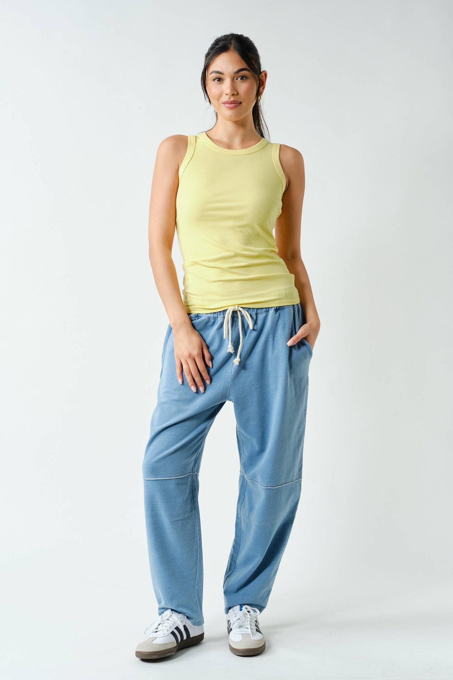 Essential Micro-Ribbed Athleisure Tank Top