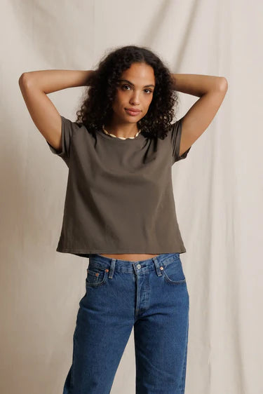 Harley Cotton SS Boxy Crew Tee
