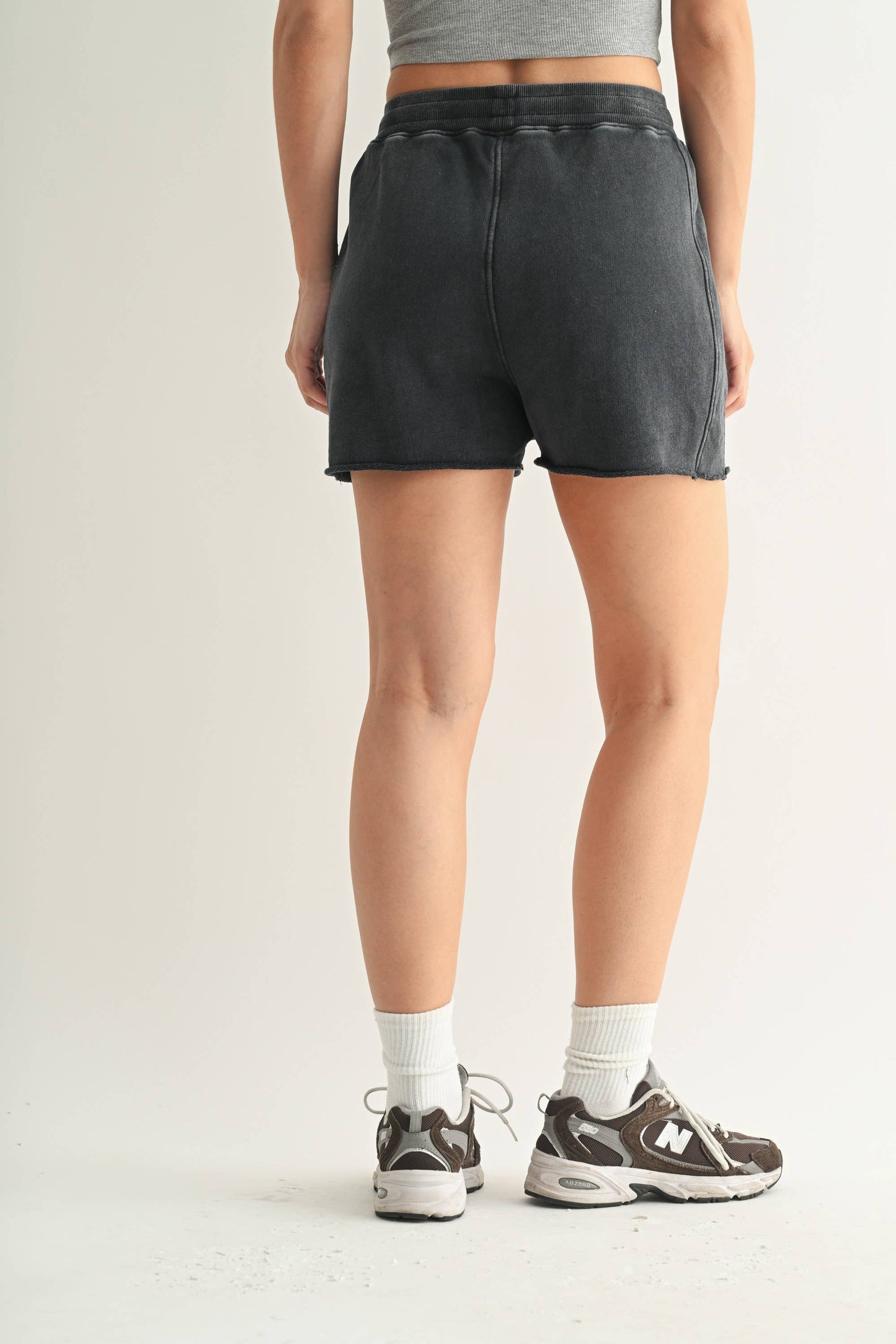 Mineral Wash Luxe Shorts