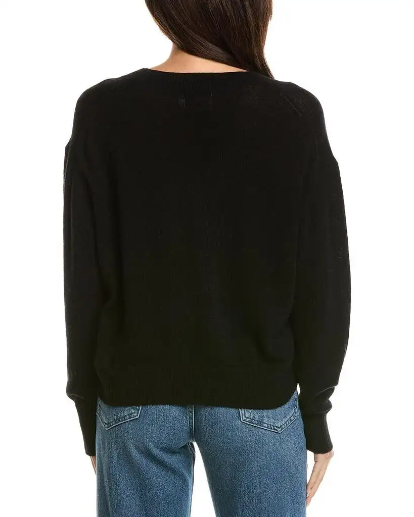 Indya V-Neck - Merino 30% Cashmere