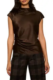Nights w/ You Satin Shell Top