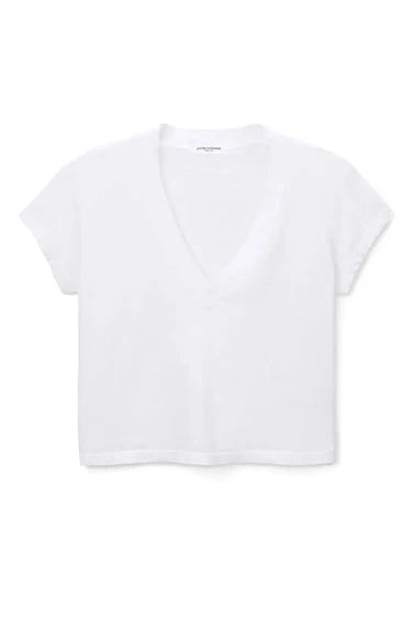 Alanis Recycled Cotton V-Neck Tee
