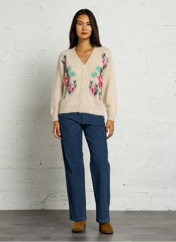 Kamron Straight V-Neck Cardigan