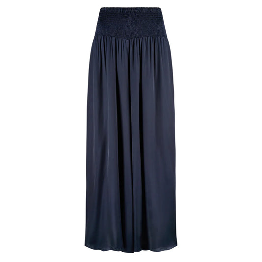 Aurora Wide Leg Trousers - Navy