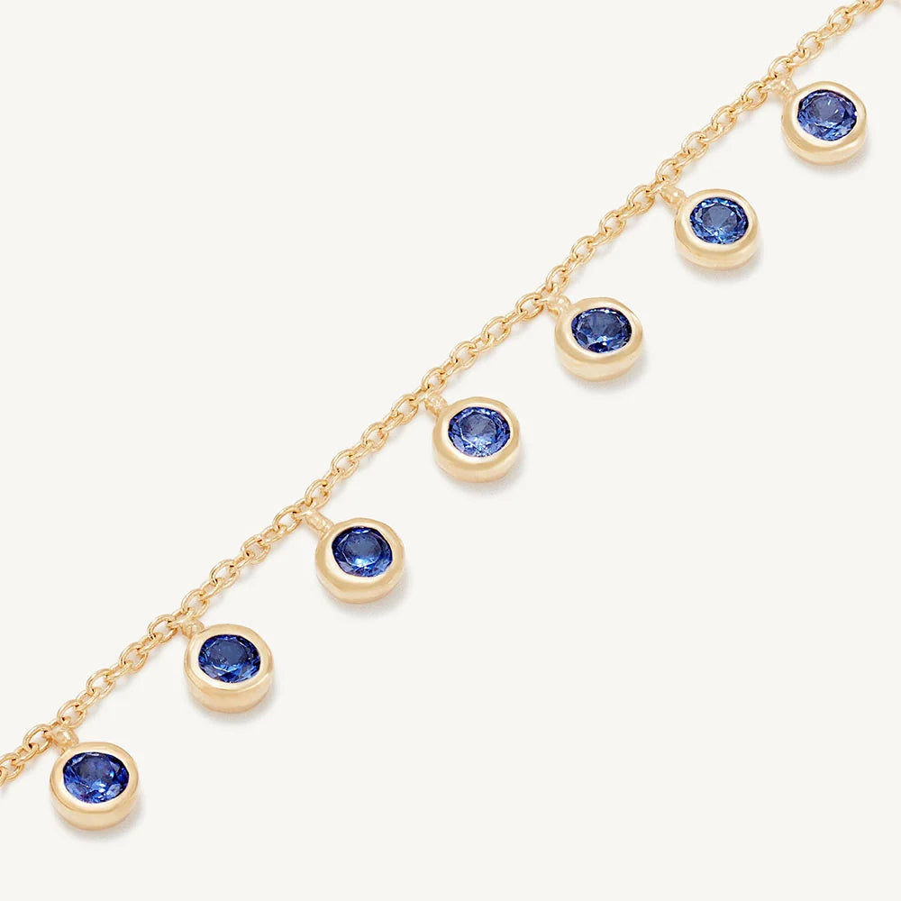 ORSAY CHARM BRACELET - Gold/Midnight Blue