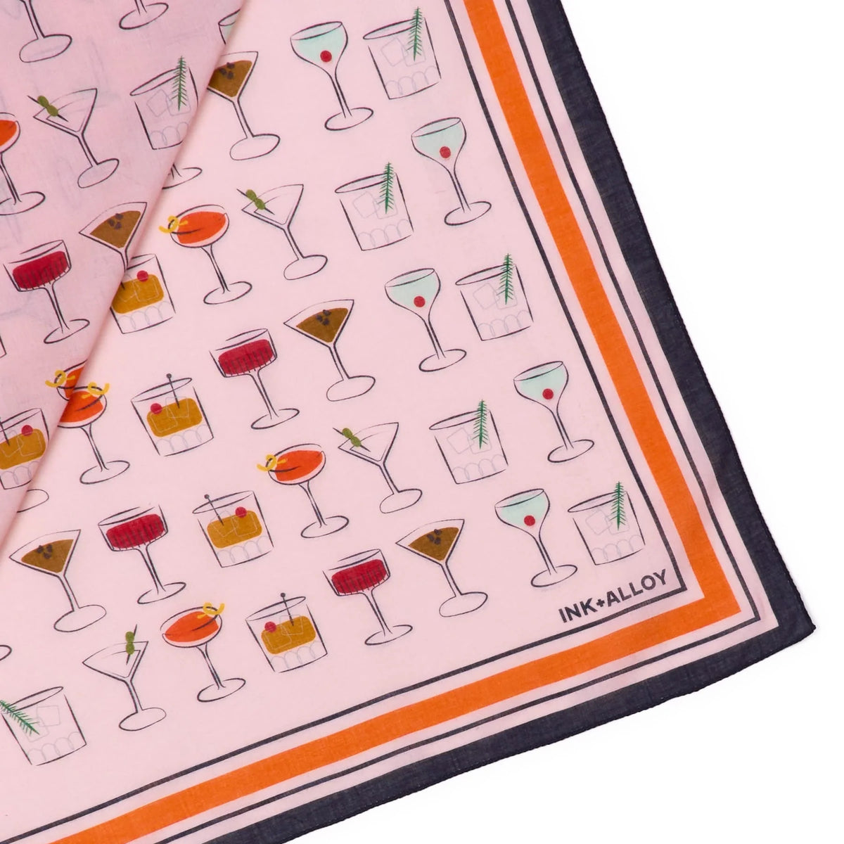 Olivia scarf – Cocktail print