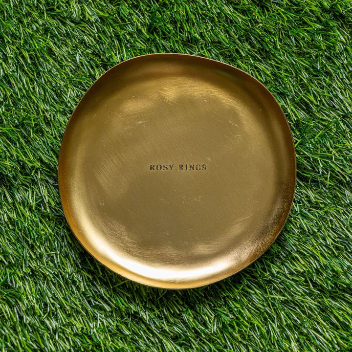 Gold Accent Signature Botanical Candle Plate