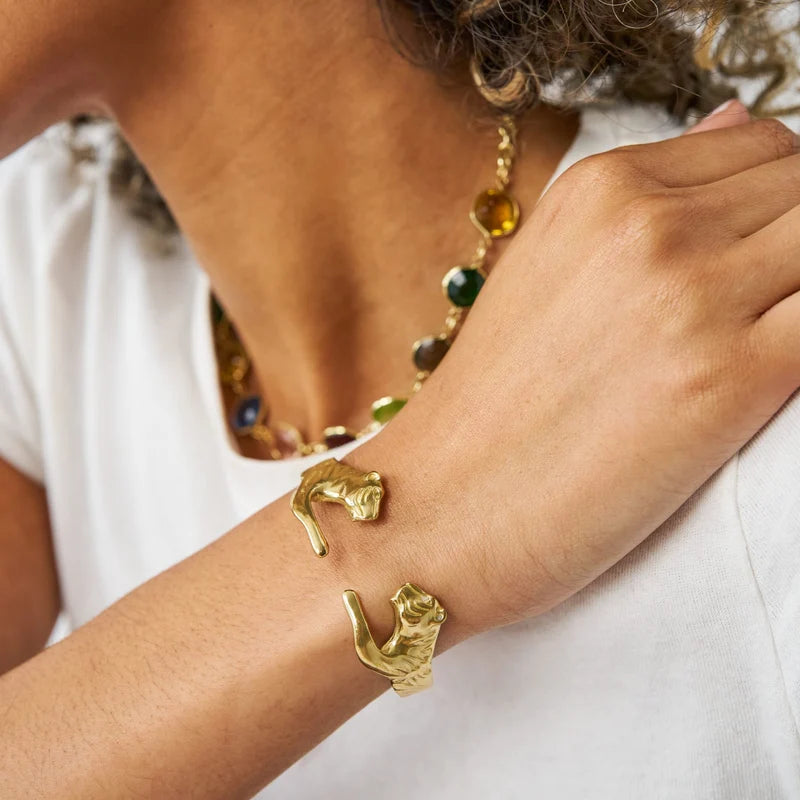 Bianca cuff bangle – Tiger