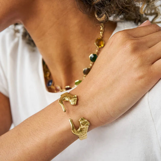 Bianca cuff bangle – Tiger
