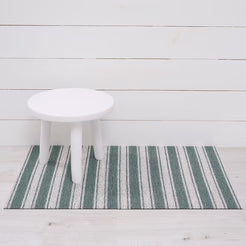 Chilewich Boardwalk Stripe Shag Mats - Seaside