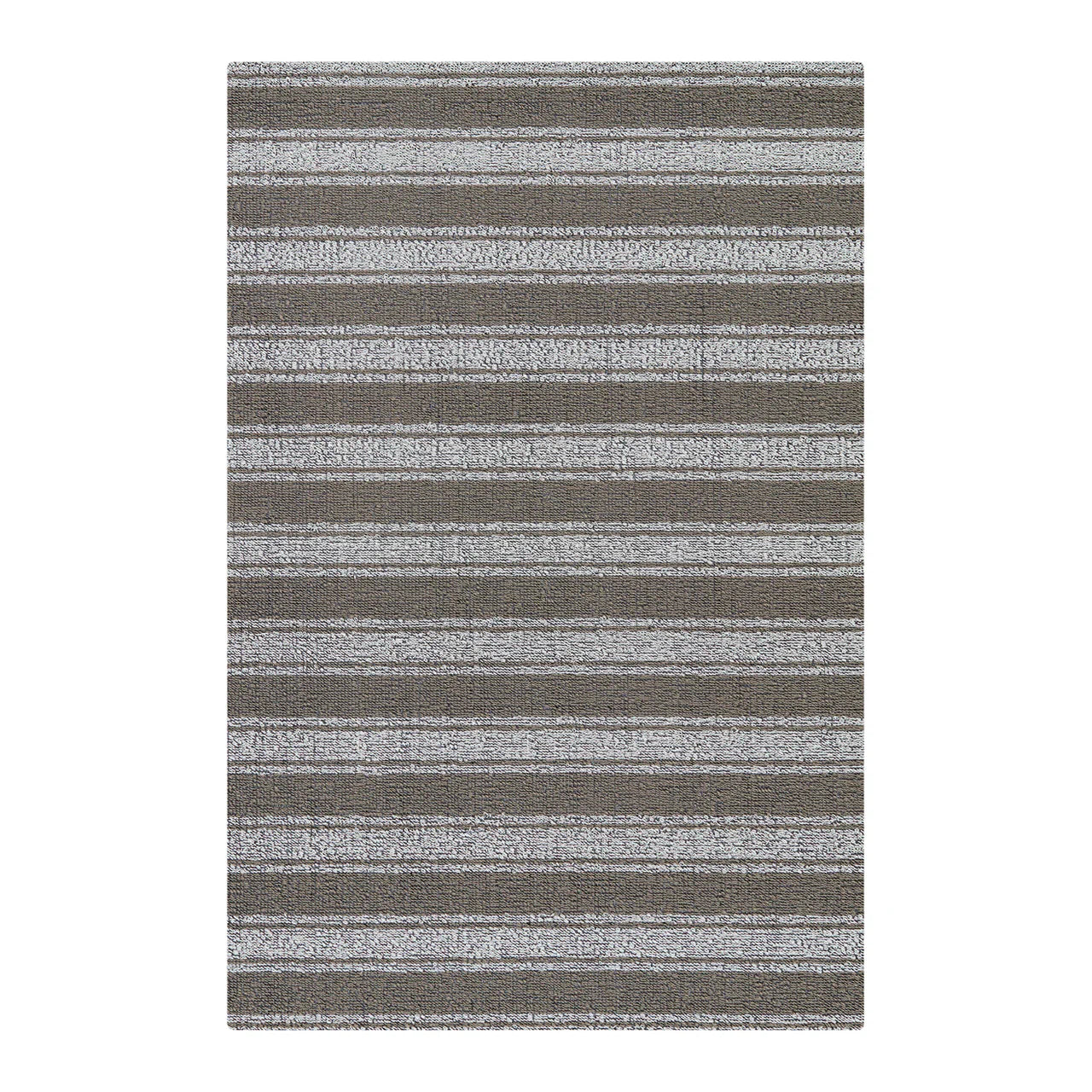 Chilewich doormat Boardwalk Stripe Shag Mats - Walnut