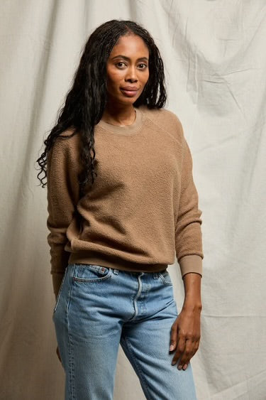 Ziggy Reverse Fleece LS Crewneck Sweatshirt