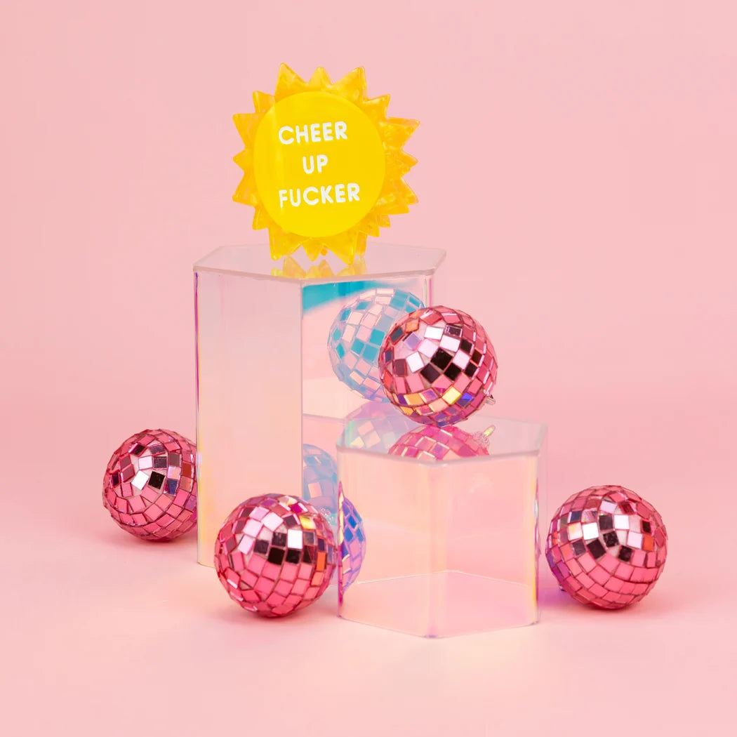 Cheer Up Fucker - Sun Hair Claw Clip