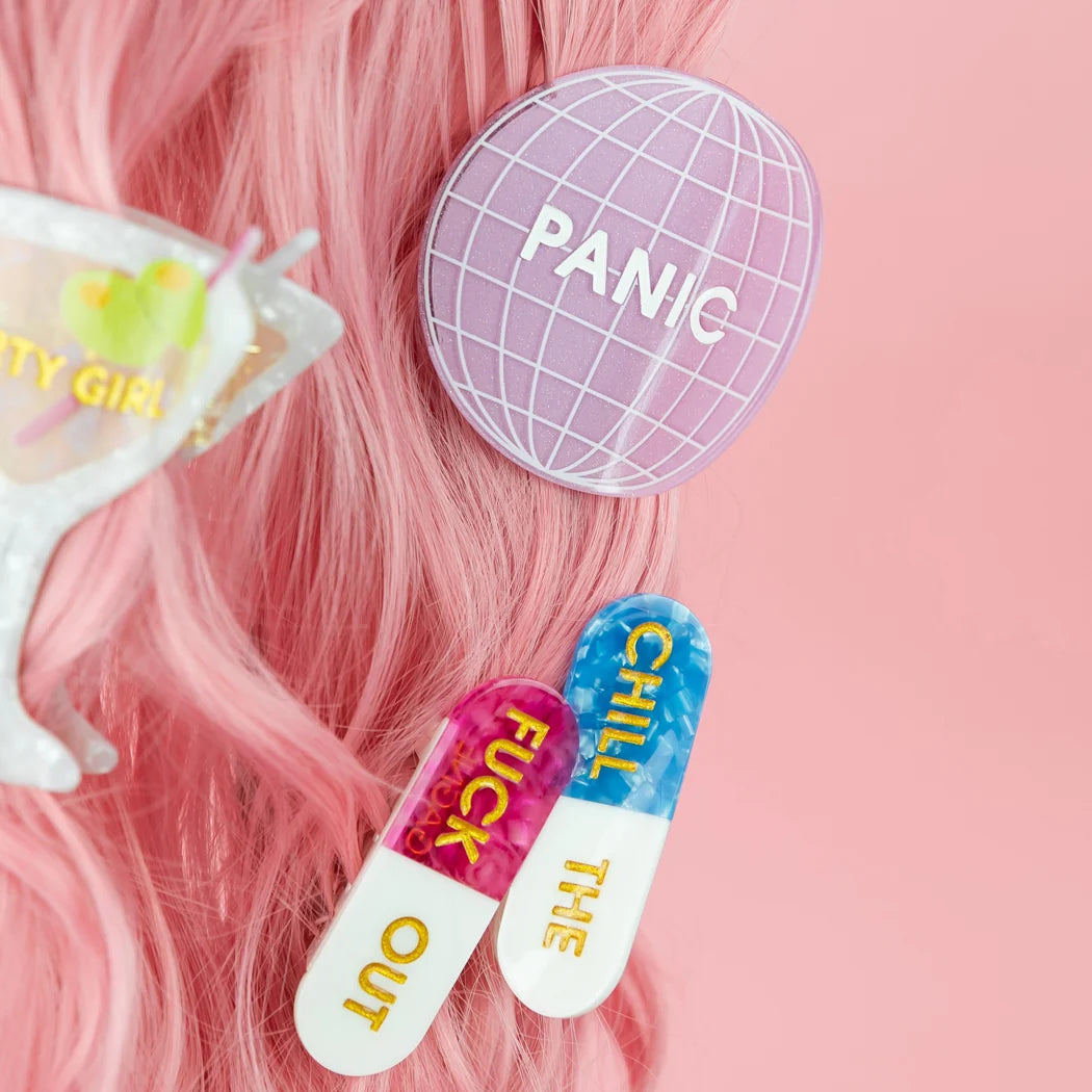 Panic - Disco Ball Hair Claw Clip