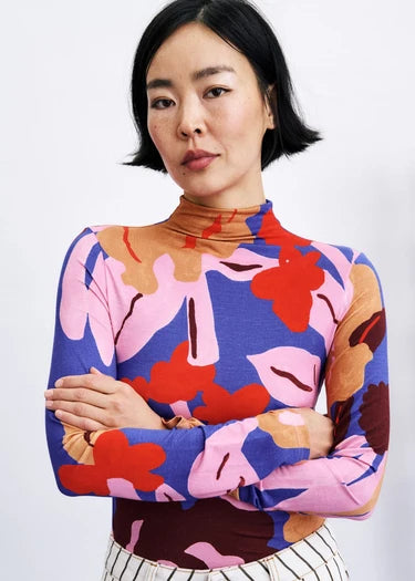 Yongin Top - Kanzan Print