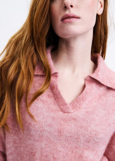 FRNCH Mirai Polo Shirt - Rose