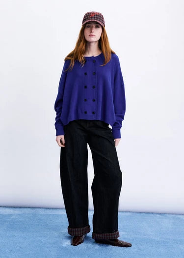 Chichi Cardigan - Bleu Electrique