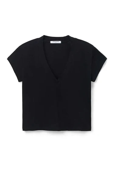 Alanis Recycled Cotton V-Neck Tee