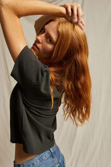 Harley Cotton SS Boxy Crew Tee